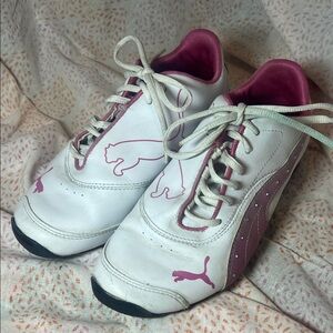 Puma Drift Cat III L Glitter Low Kids white trainers